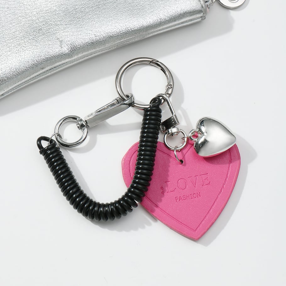 1 Piece Romantic Series Sweet Heart Alloy Women's Bag Charms Picture3