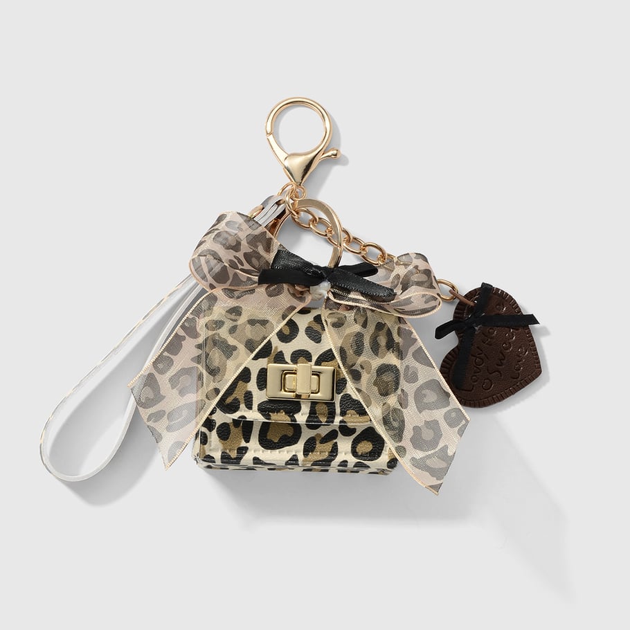 Retro Leopard Print Mini Bag Women's Bag Charms Picture6