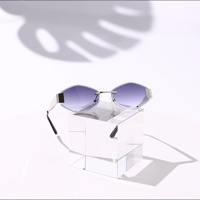 1 Pair Simple Series Daily Solid Color Alloy Women's Sunglasses h5 Picture11