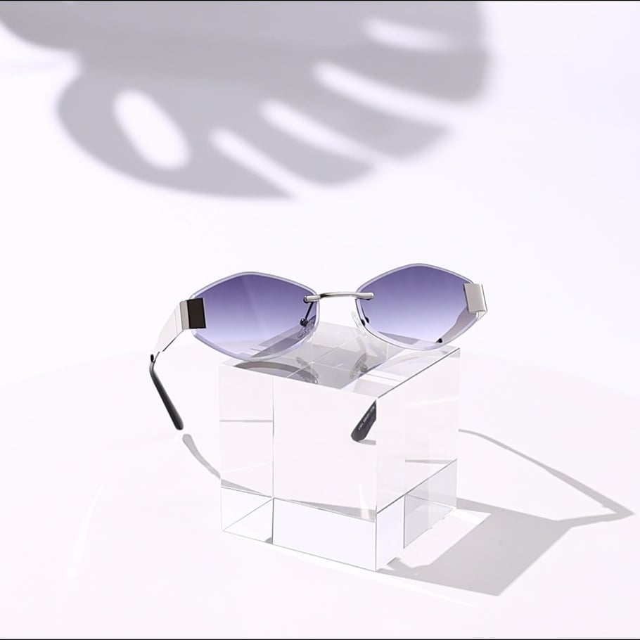 1 Pair Simple Series Daily Solid Color Alloy Women's Sunglasses Picture11