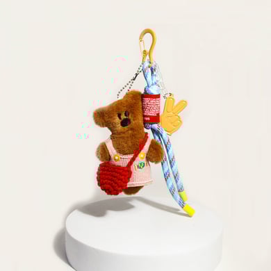 1 pieza de dijes para bolso de mujer de rayón con diseño de animales lindos de serie simple h5 Imagen6