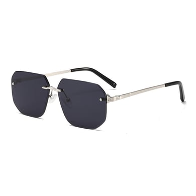 1 Pair of Light Luxury Multi - sided Frameless Stylish Women's Sunglasses h5 Picture7