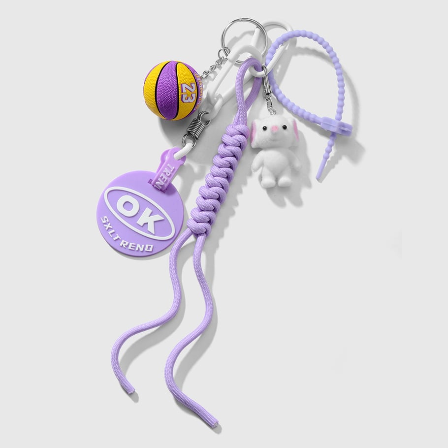 1 Piece Simple Series Sports Cartoon Alloy Women's Bag Charms Picture5
