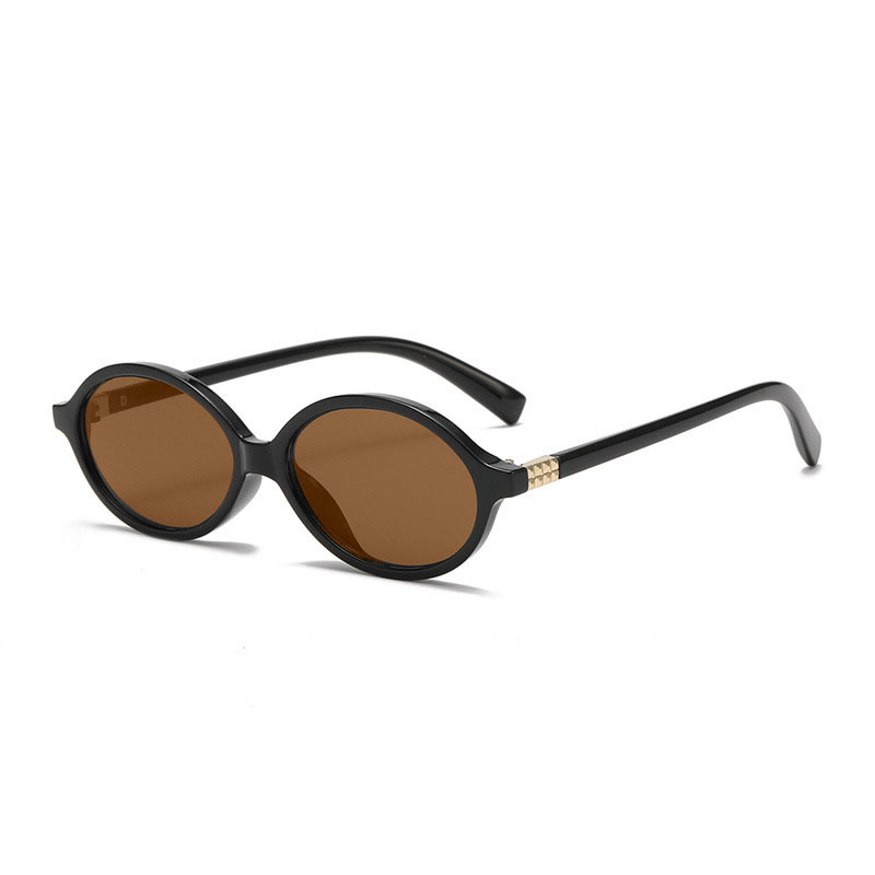 1 Stück Simple Series Retro Volltonfarbe Kunststoff Damen Sonnenbrille h5Bild2