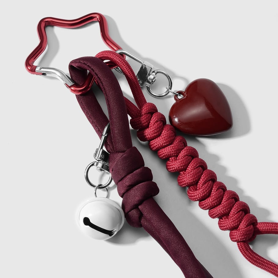 1 Piece Sweet Rope & Mini Bell  Bag Charms Picture5