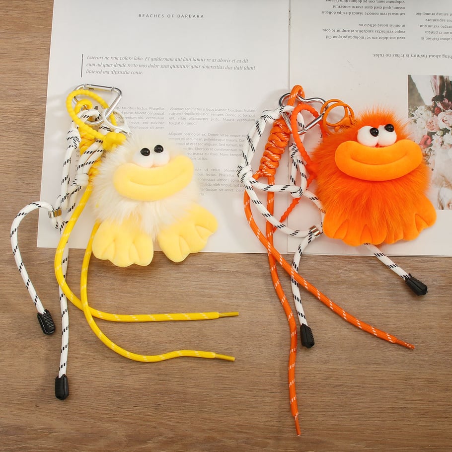 1 Piece Cute Plush Doll Women's Bag Charms Picture7