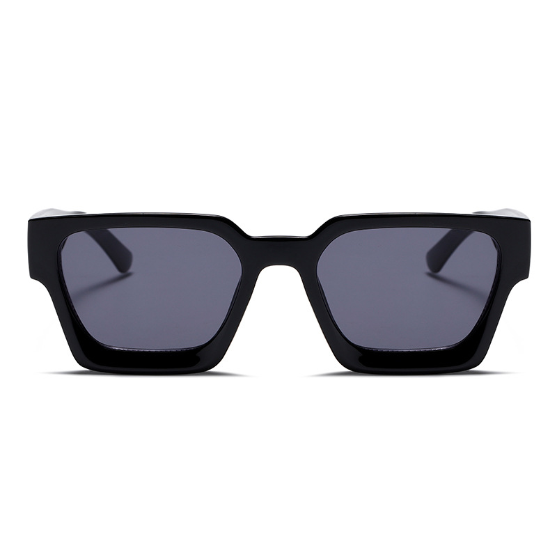 1 Pair Wide Brimmed Stylish Versatile Leopard Print Patchwork Women's Sunglasses h5Picture2