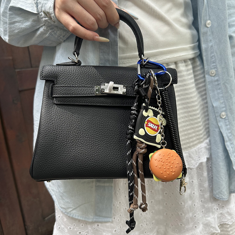1 Piece Daily-style Woven Rope Car Keychain And Badminton Women's Bag Charms Picture3