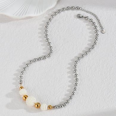 1 Stück Simple Series Casual Geometric Edelstahl 18 Karat vergoldet Unisex Charm Armbänder h5 Bild4