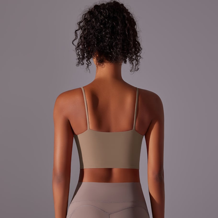 1 Piece Solid Corlor Comfortable Daily Sports Bra Women's Sport Outdoor Clothing Picture5