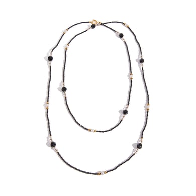 1 Stück Klassische Serie Elegante Perlen Edelstahl 18 Karat vergoldet Naturstein Damen Perlenketten h5 Bild6