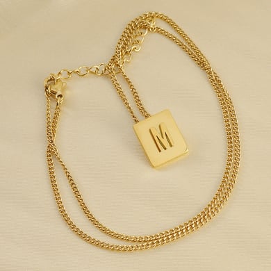 1 Piece Simple Series Daily Letter Unisex Pendant Necklaces h5 Picture3