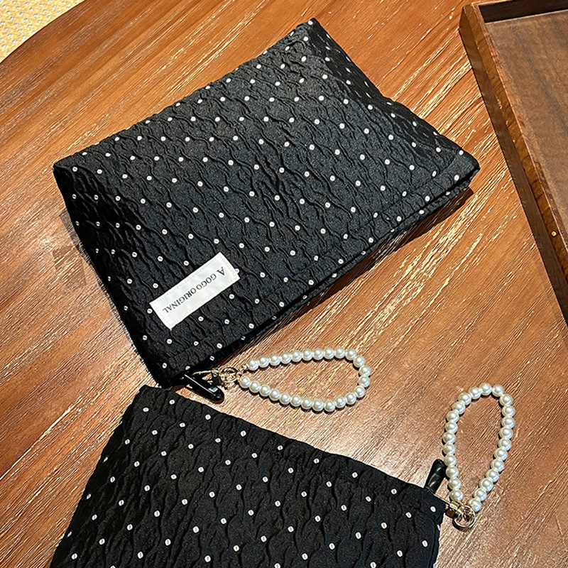 1 Stück Klassische Serie Elegante Polka Dots Polyester Damentaschen Bild3