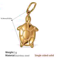 PJ298G solid gold pendant Picture4
