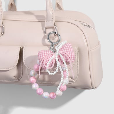 Sweet Beaded Bow Knot Bag Charms h5 Picture8