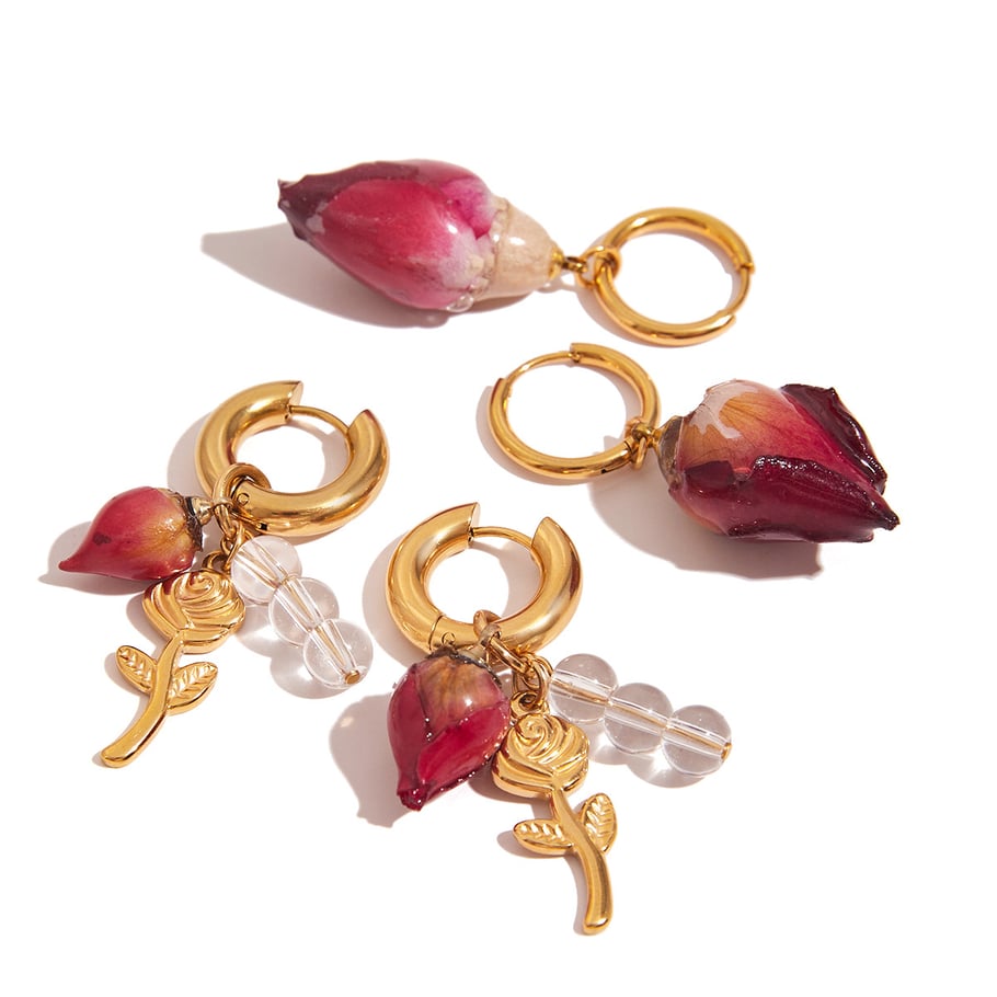 Ins Style Flower Drop Earrings Picture4