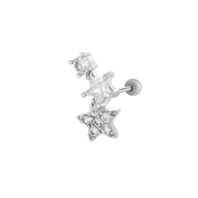 1 Piece Copper Zircon Piercings Earring h5 