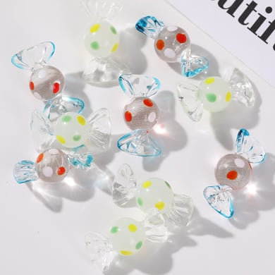 Gleaming Candy Colorful Glass DIY Jewelry Beads h5 Picture3