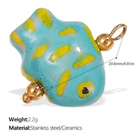 PJ356BYG blue and yellow ceramic pendant Picture21