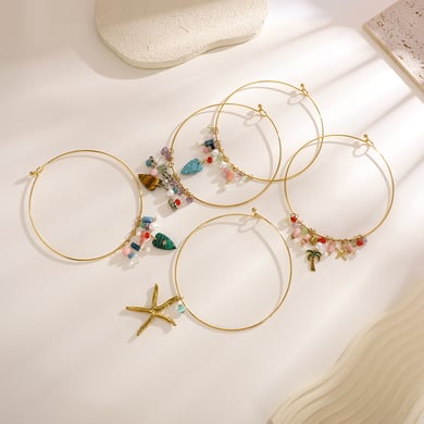 Vacation Oceanic Stainless Steel Gold Color Women's Chokers h5 Picture4