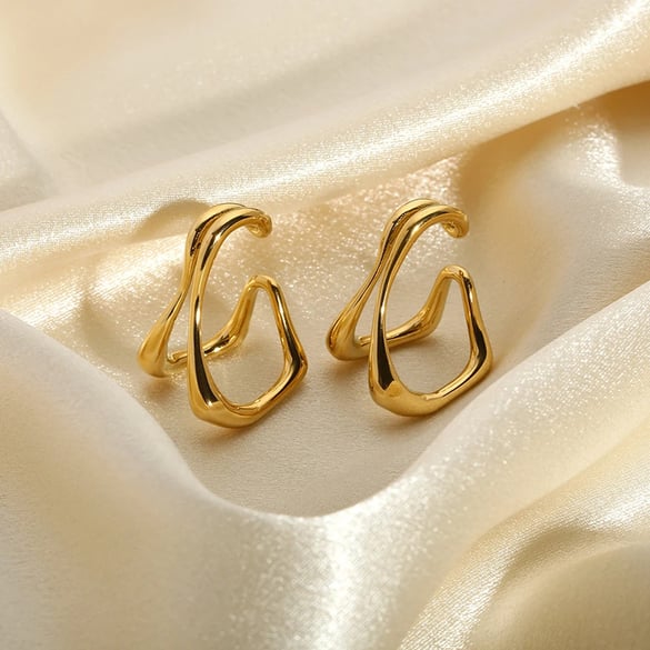 Light Luxury Geometric and Niche - designed Women's Ear Clips
