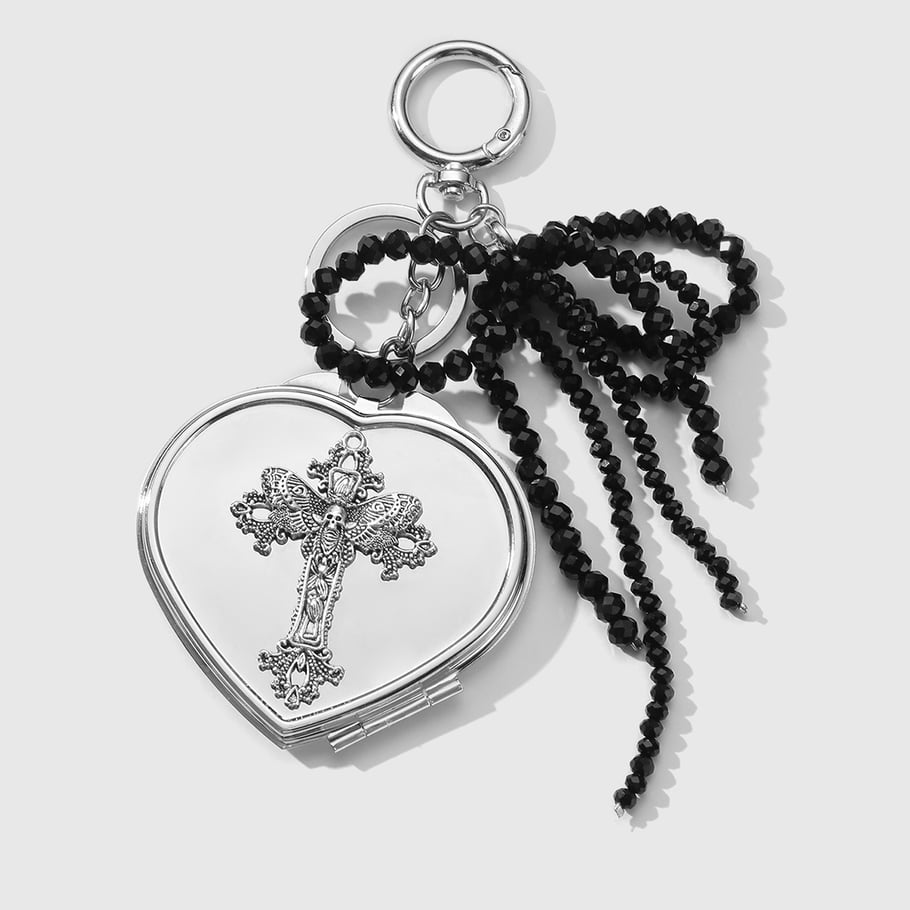 Retro Heart Bag Charms 