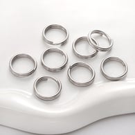 Double ring 1.5x15mm steel color 20 pieces/pack Picture16