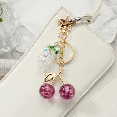 Grapes & Cherry Bag Charms h5 Picture4