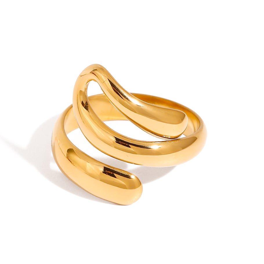 Minimalistische Ringe aus Edelstahl in  