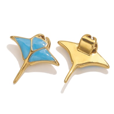 1 Piece Ocean Series Marine Organism Stainless Steel Women's Pendants h5 Picture5