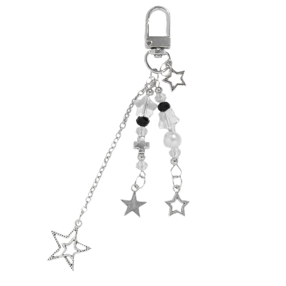 1 Piece Pentagram Transparent Beaded Bag Charms h5Picture6