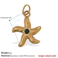 PJ303GNG Green Diamond Solid Gold Pendant Picture9