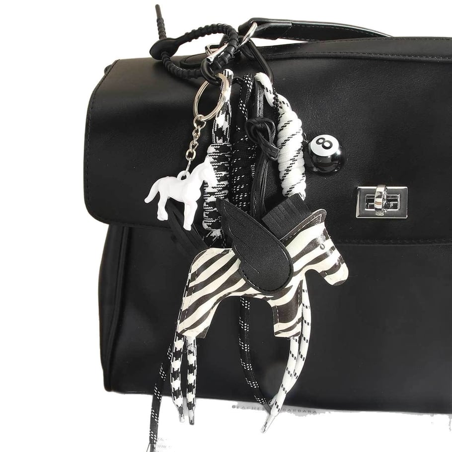 1 pieza de dijes para bolso de mujer de PU con diseño de animales de uso diario de serie simple Imagen8