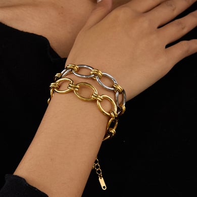 Klassische Kettenarmbänder aus Edelstahl h5 Bild2