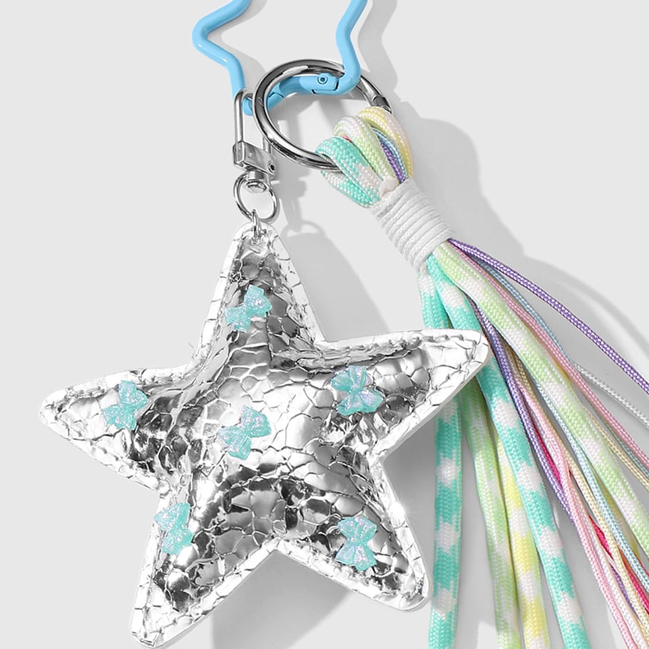 Shine Leather Star Women's Bag Charms Picture5