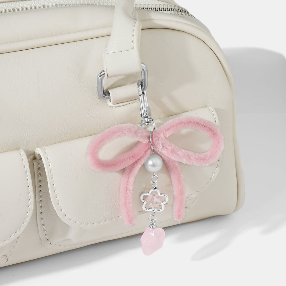 Süße Taschenanhänger mit Schleife und Knoten Bild4