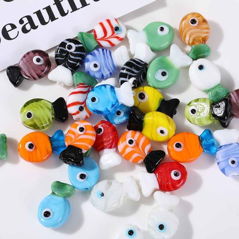 Oceanic Whimsical Fish Glass DIY Jewelry Beads Picture4