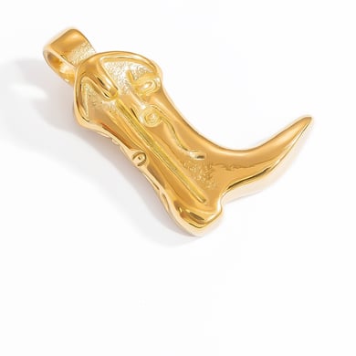 Retro Stainless Steel Gold Color DIY Pendants h5 Picture6