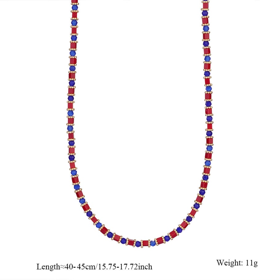 Designable Irregular Natural Stone Stainless Steel Gold Color Women's Pendant Necklaces Picture2
