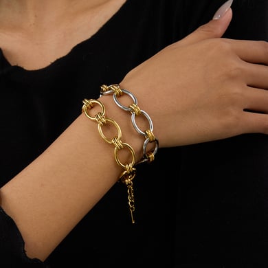 Klassische Kettenarmbänder aus Edelstahl h5 Bild3