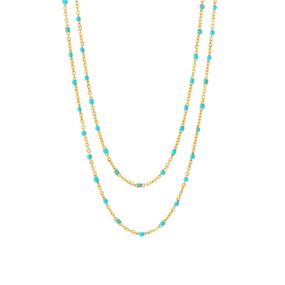 Light Luxury and Sweet Multi - colored DIY Stainless Steel Bead Chains Picture5