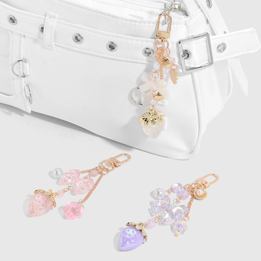 Sweet Strawberry Bag Charms Picture3
