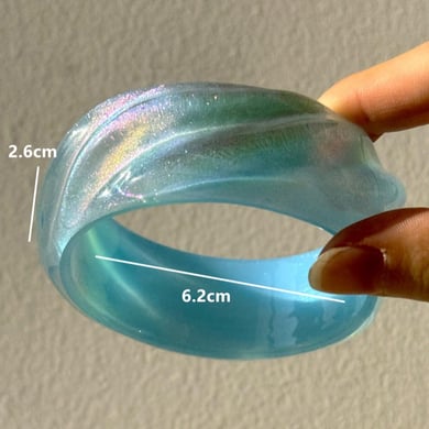 1 Piece Simple Geometric Acrylic Women's Bangles h5 Picture4