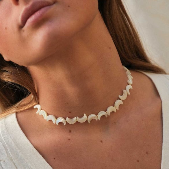 Connected Moon Necklaces