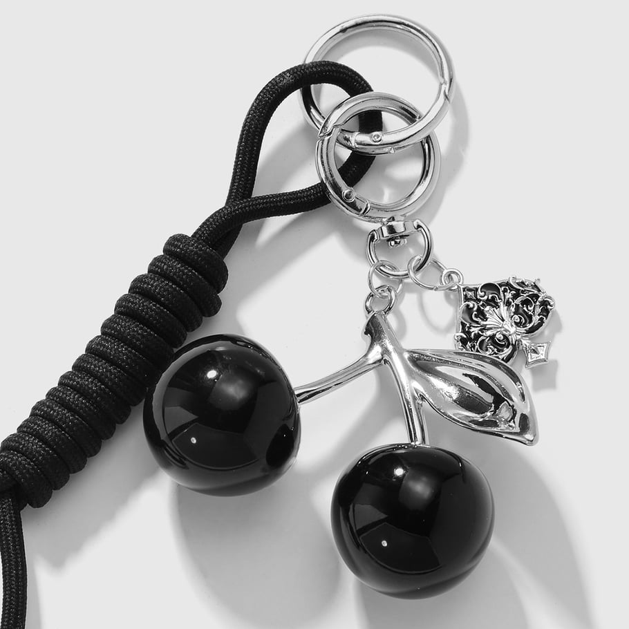 Heart & Cherry Women's Bag Charms Picture4