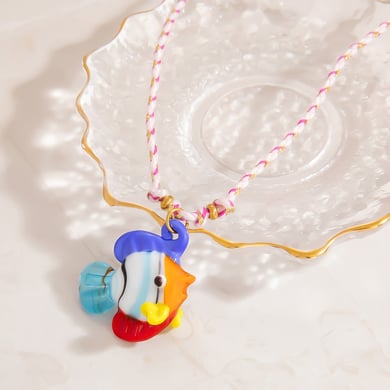 Tropical Fish Glass Women's Pendant Necklaces h5 Picture5
