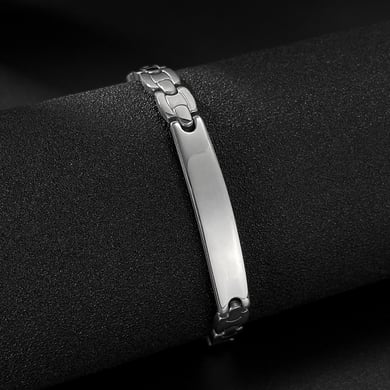 1 Stück Simple Series Punk Geometric Edelstahl Herrenarmbänder h5 Bild7