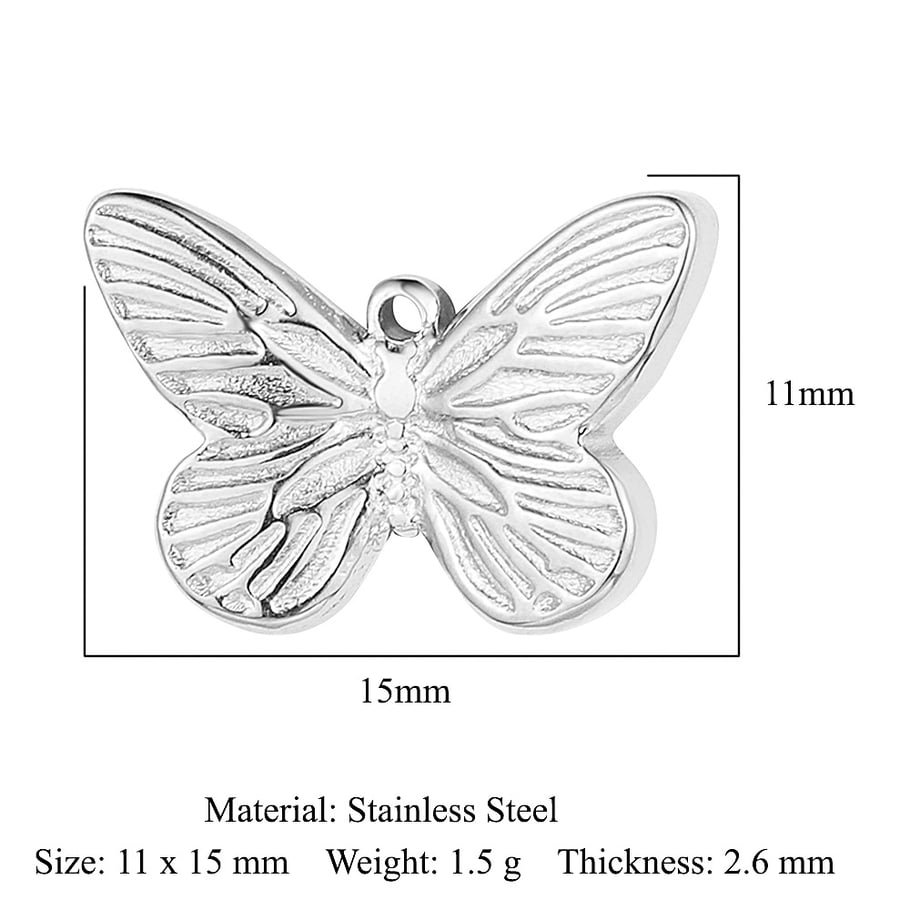 1 Piece Nature Series Animals Stainless Steel Gold Color Women's Pendants Picture2