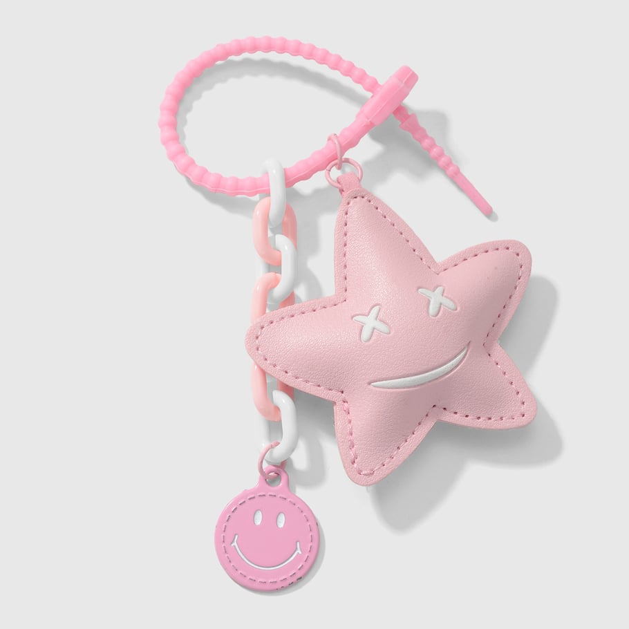 Sweet Leather Heart Bag Charms 
