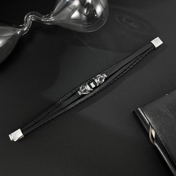 1 Stück Leoparden-Leder-Rock-Herrenarmbänder 2